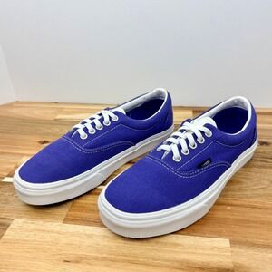 Vans Era Purple Canvas Low Top Skate Shoes Mens 7.5 Womens 9.0 VN000EWZPUR
